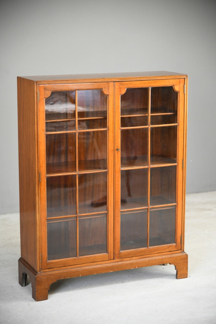 Walnut Glazed Bookcase