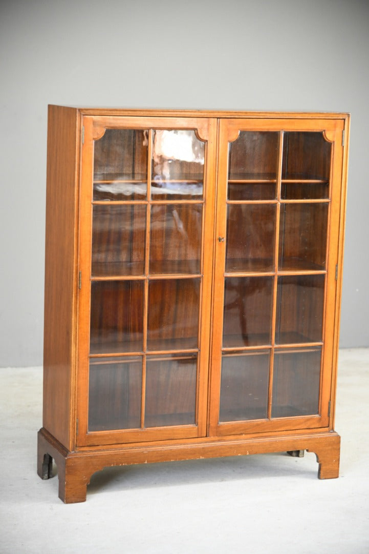 Walnut Glazed Bookcase