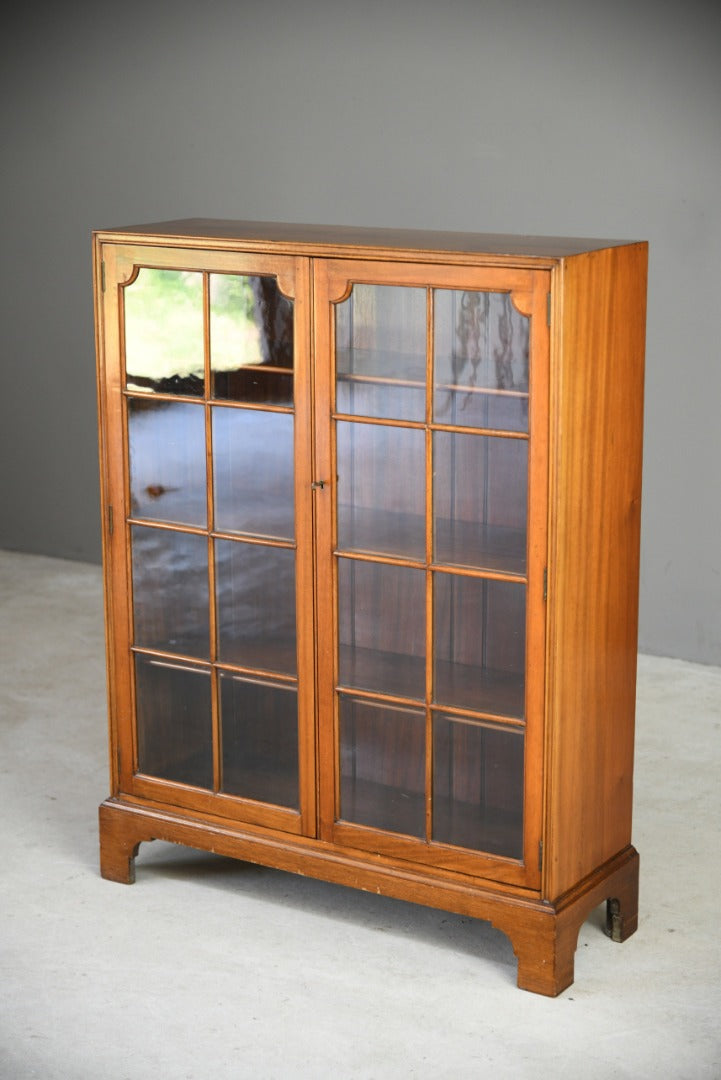 Walnut Glazed Bookcase