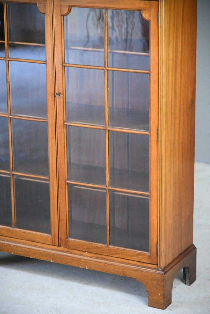 Walnut Glazed Bookcase