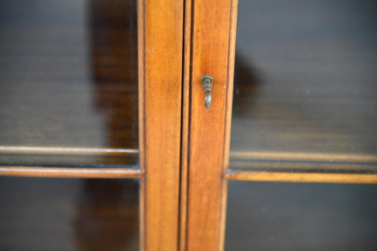 Walnut Glazed Bookcase