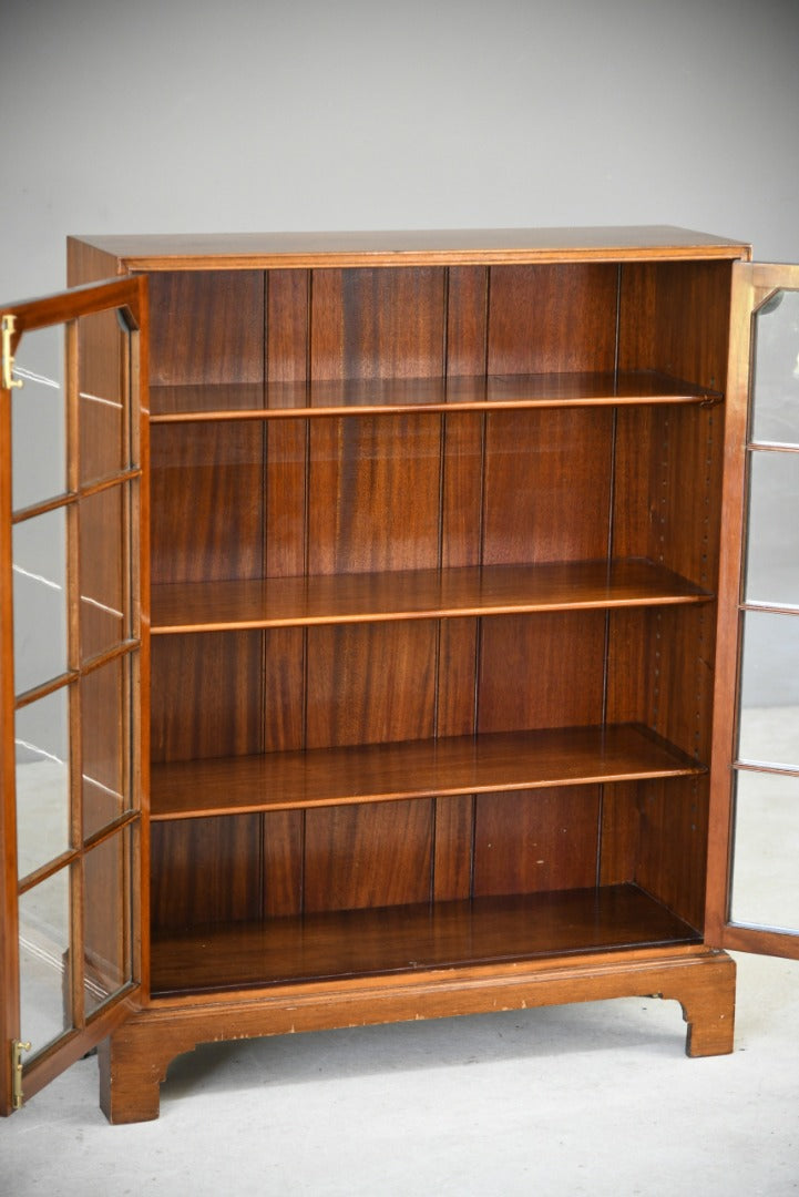 Walnut Glazed Bookcase