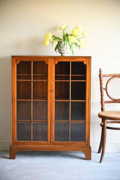 Walnut Glazed Bookcase