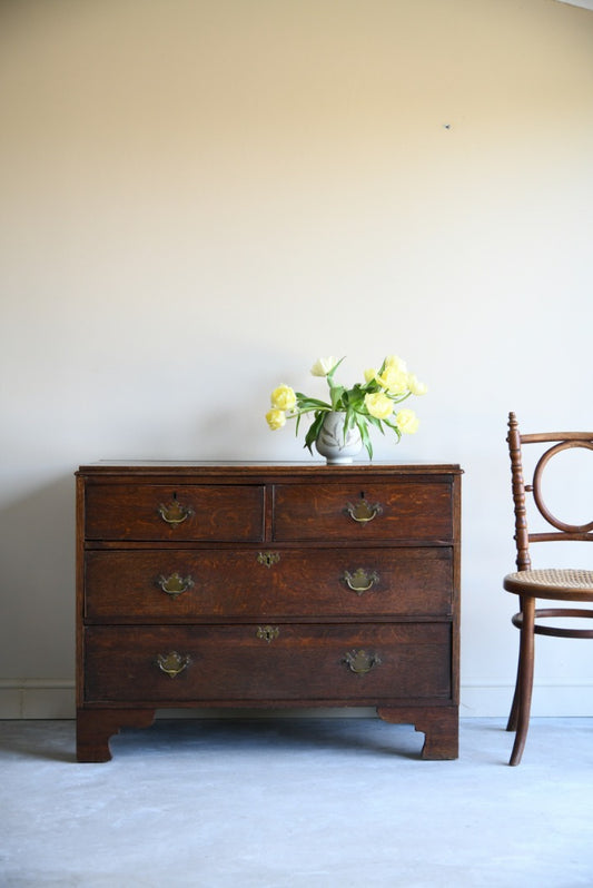 Antique Country Oak Chest of Drawers