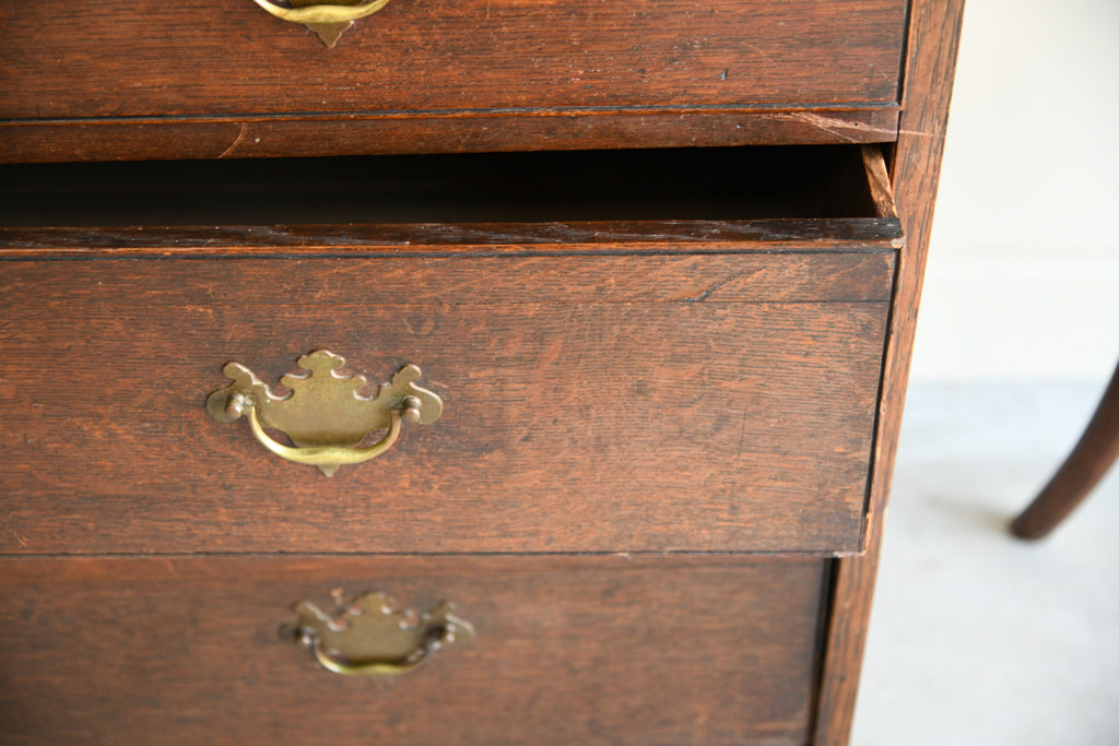 Antique Country Oak Chest of Drawers