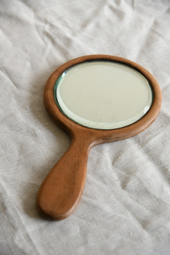 Wooden Hand Mirror