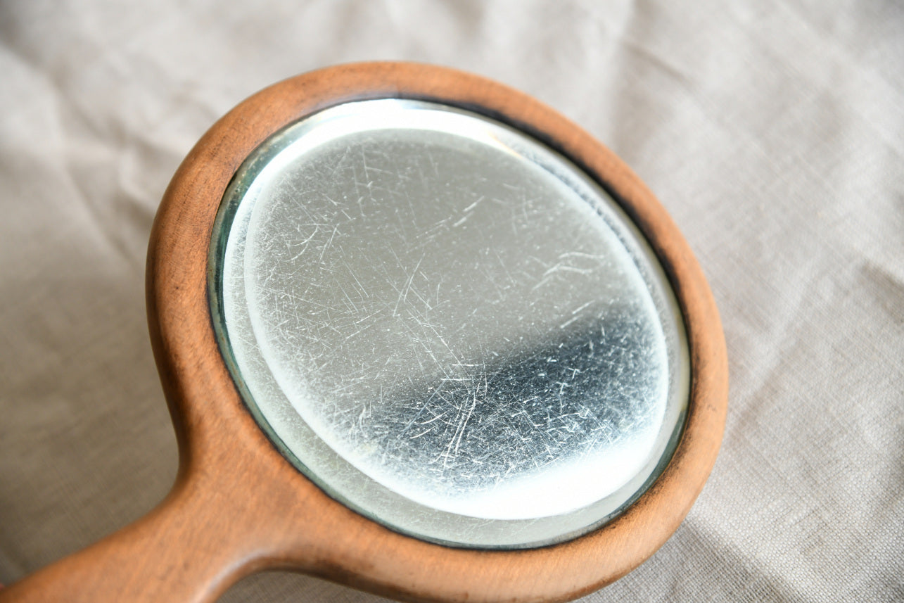 Wooden Hand Mirror