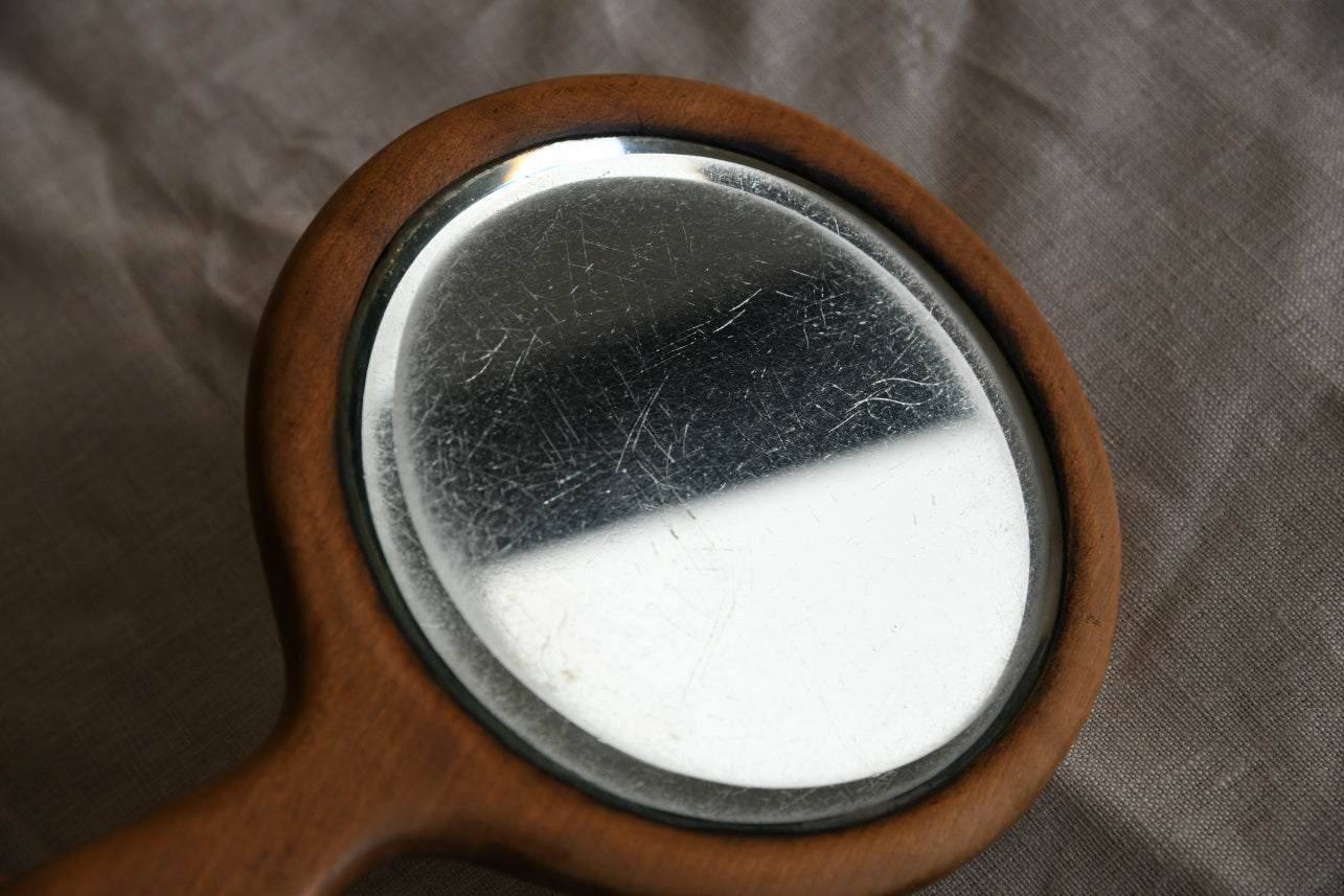 Wooden Hand Mirror