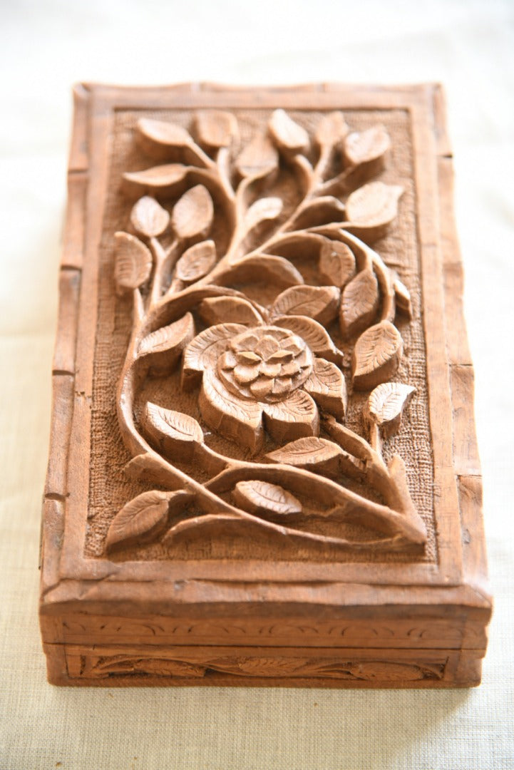 Carved Wooden Box