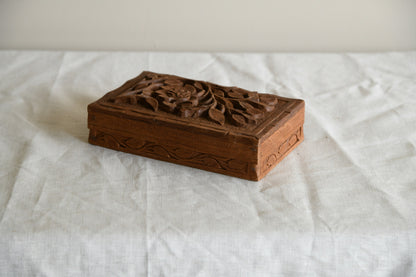 Carved Wooden Box