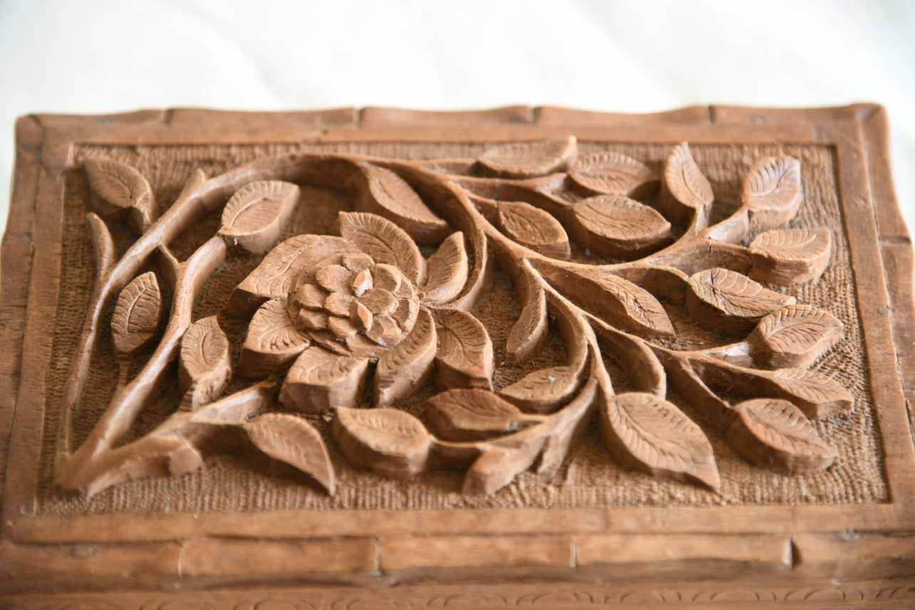 Carved Wooden Box