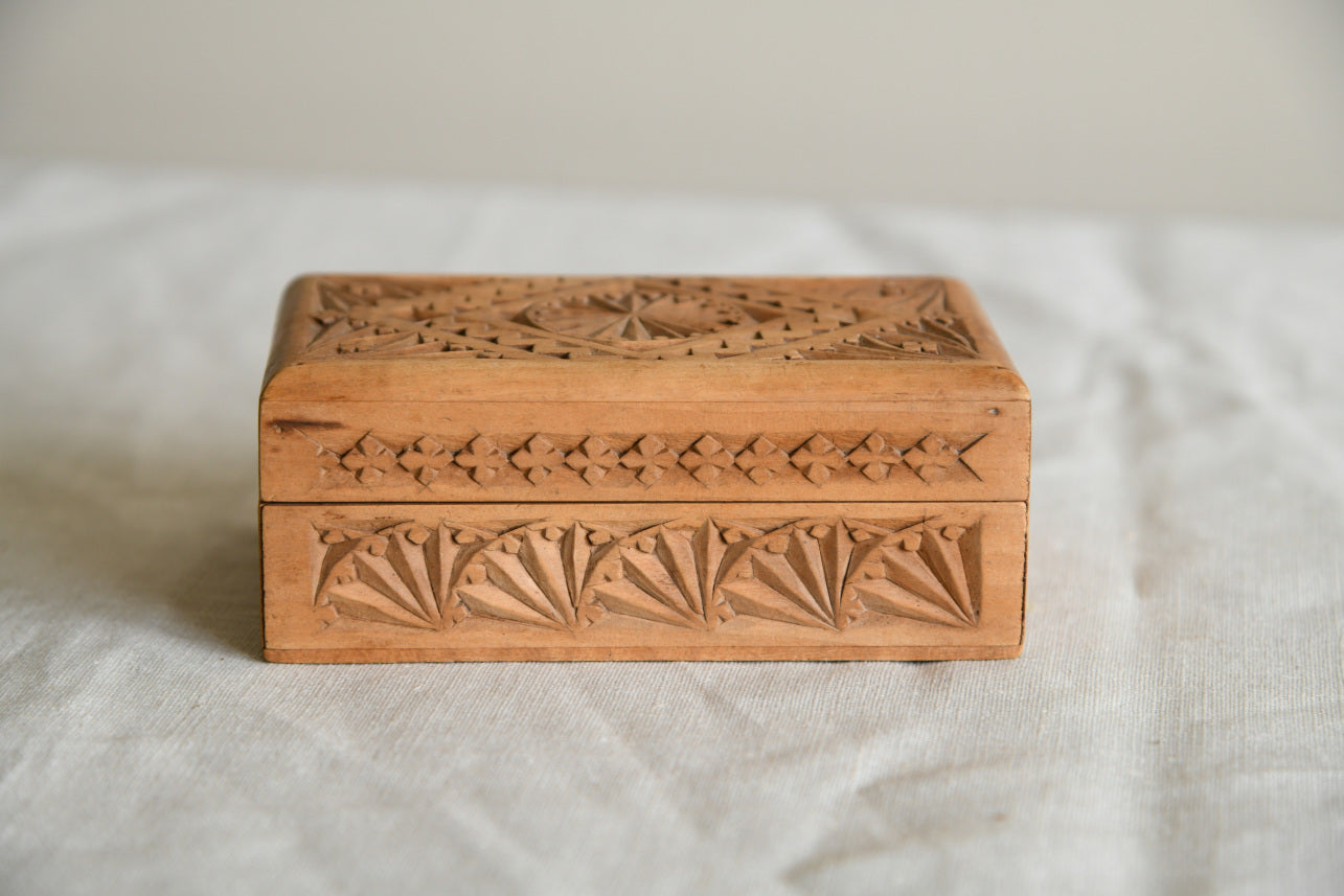 Single Small Carved Box