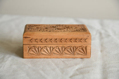 Single Small Carved Box