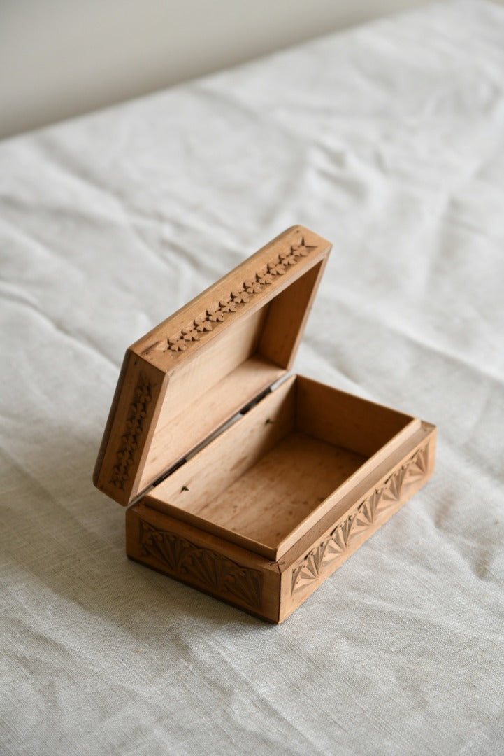 Single Small Carved Box