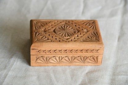 Single Small Carved Box