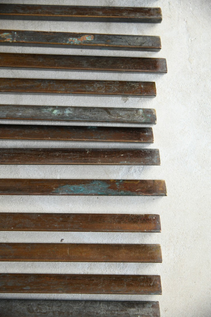 20 Antique Stair Rods