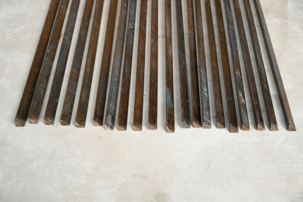 20 Antique Stair Rods