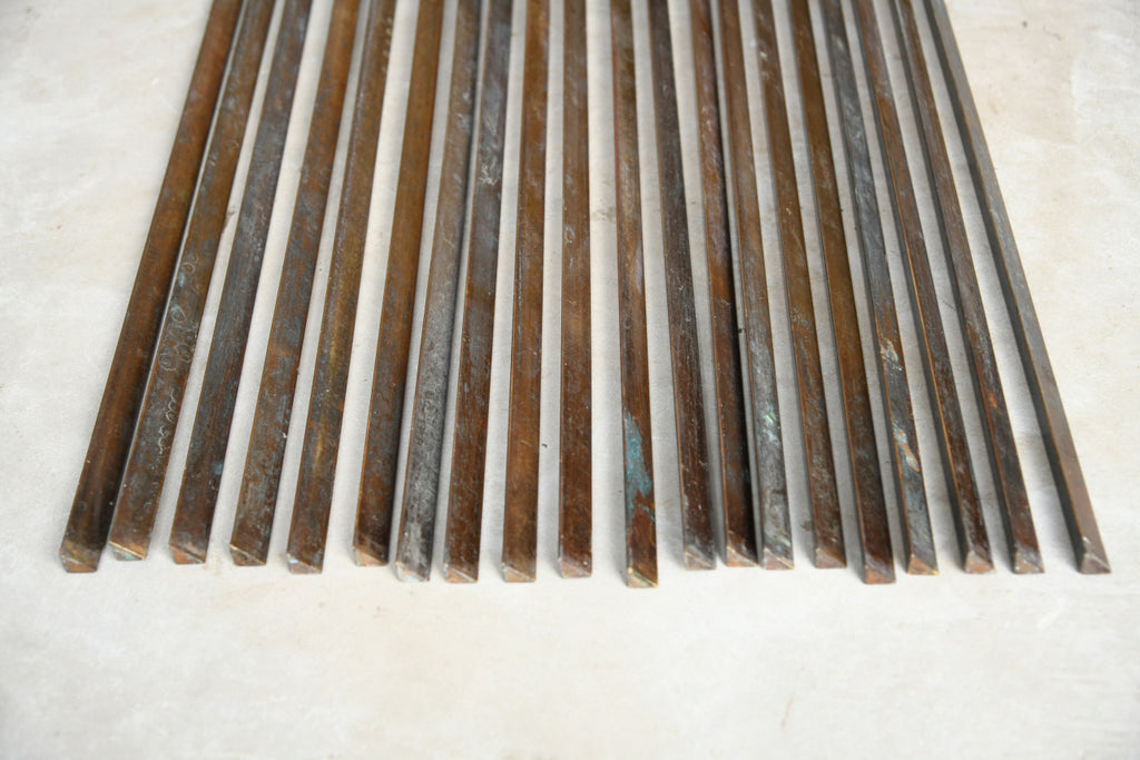 20 Antique Stair Rods