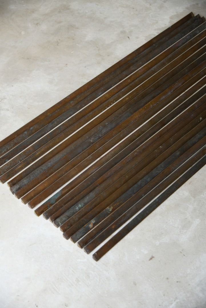 20 Antique Stair Rods