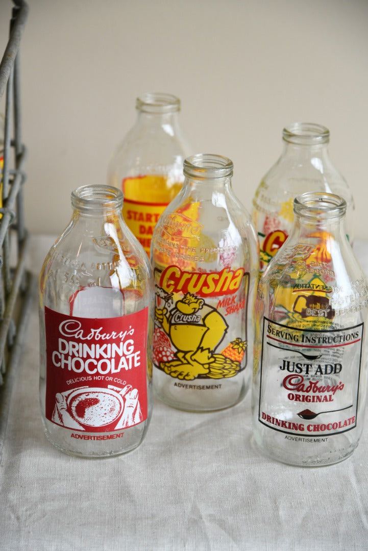 Crate of Milk Bottles