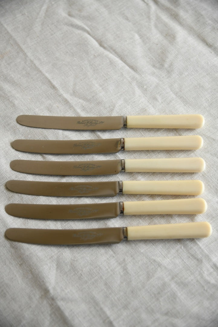 6 Vintage Rusnorstain Butter Knives