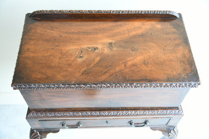 George III Mahogany Writing Desk & Stand