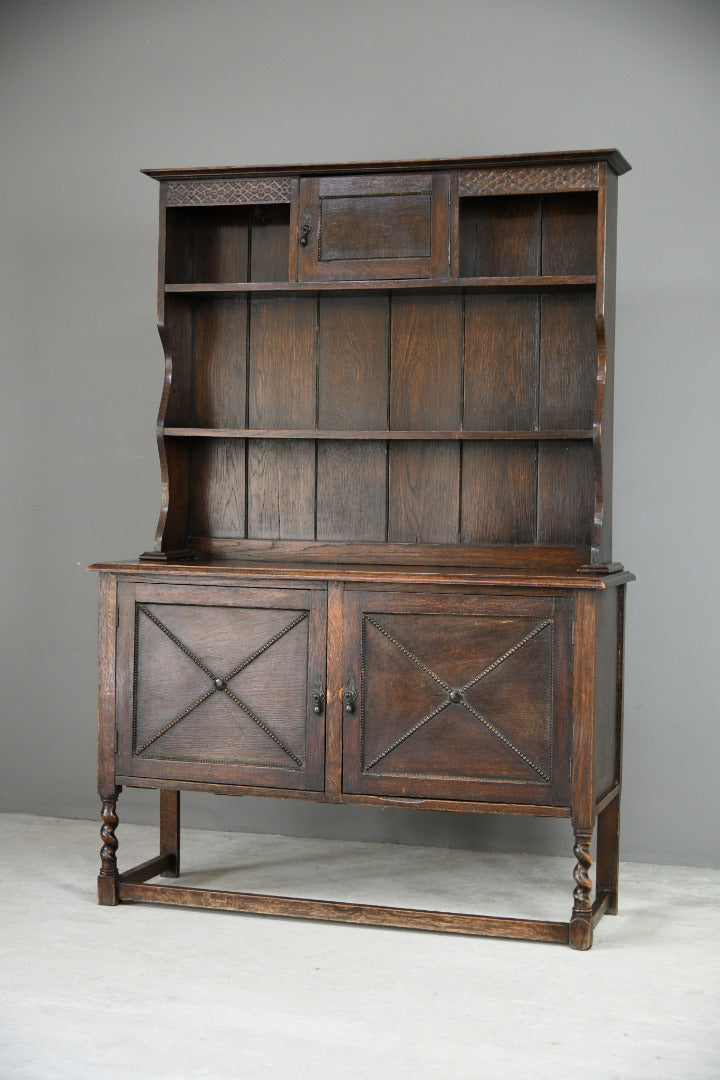 Early 20th Century Dark Oak Dresser