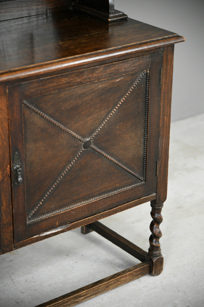 Early 20th Century Dark Oak Dresser