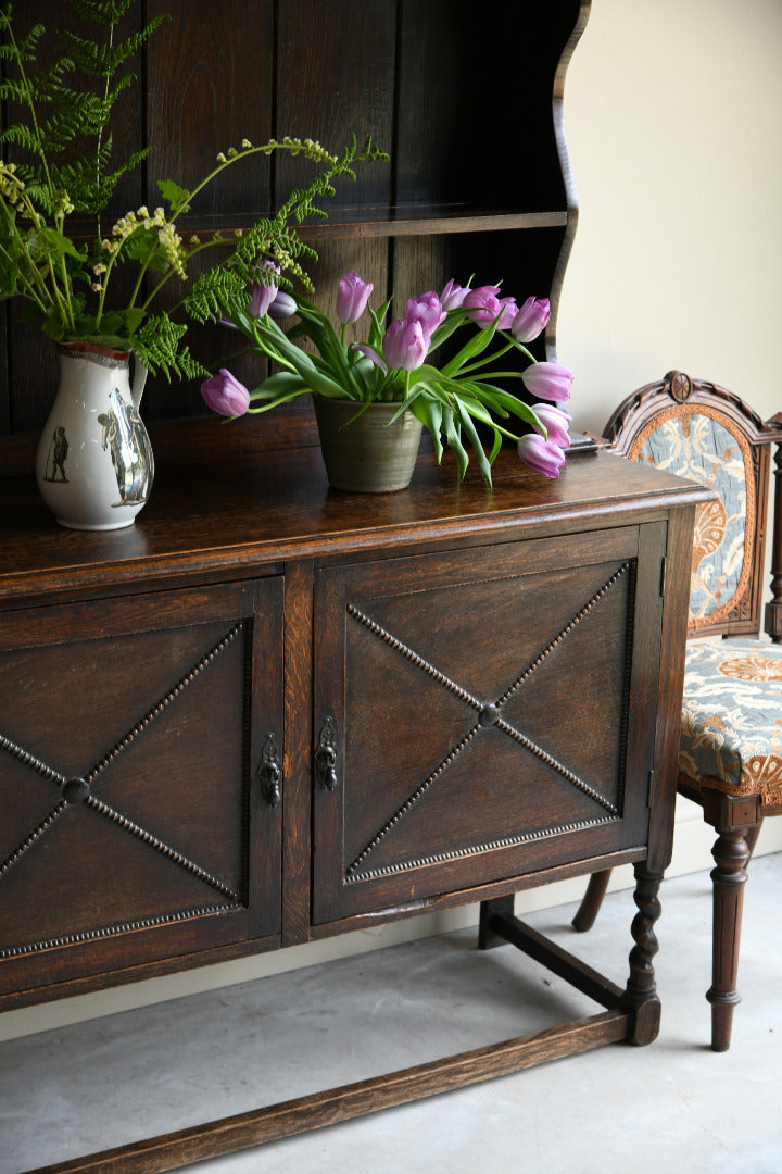 Early 20th Century Dark Oak Dresser