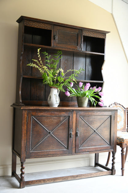 Early 20th Century Dark Oak Dresser