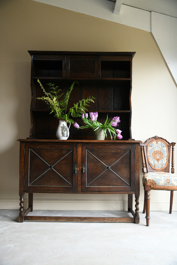 Early 20th Century Dark Oak Dresser