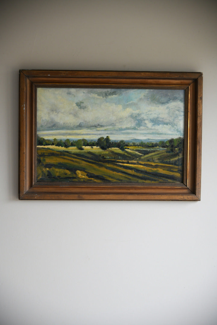 Oil on Board Country Landscape