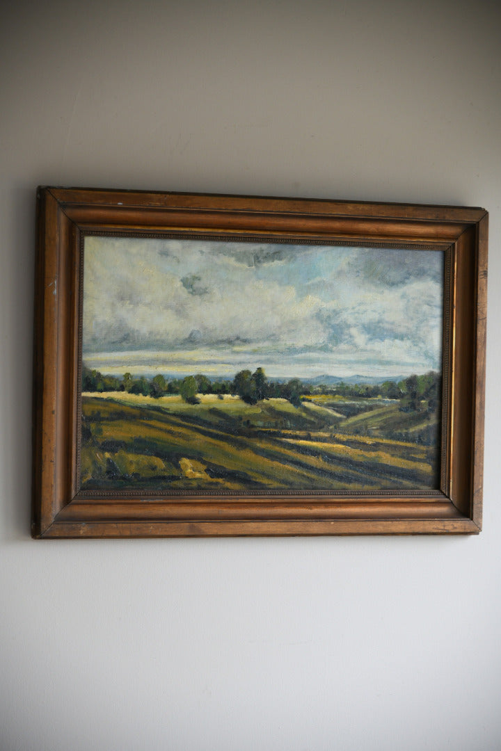 Oil on Board Country Landscape