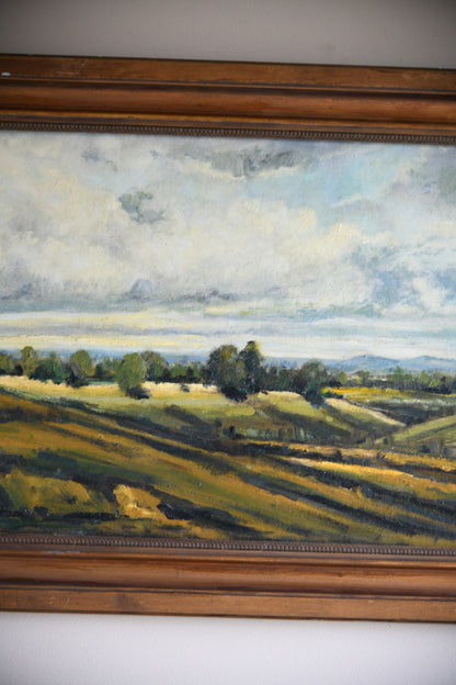 Oil on Board Country Landscape