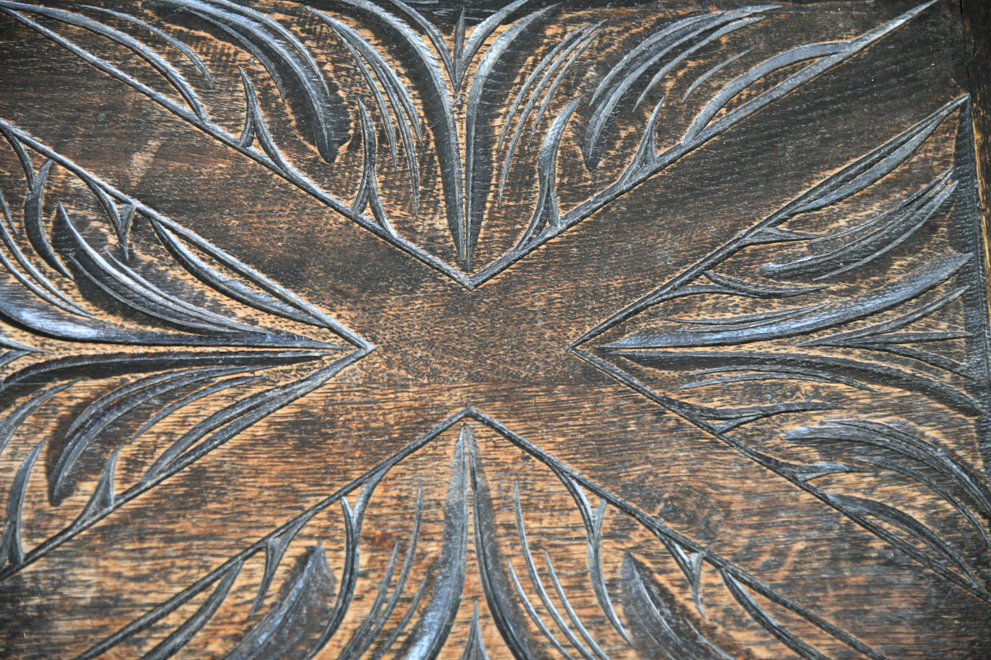 Carved Oak Blanket Chest