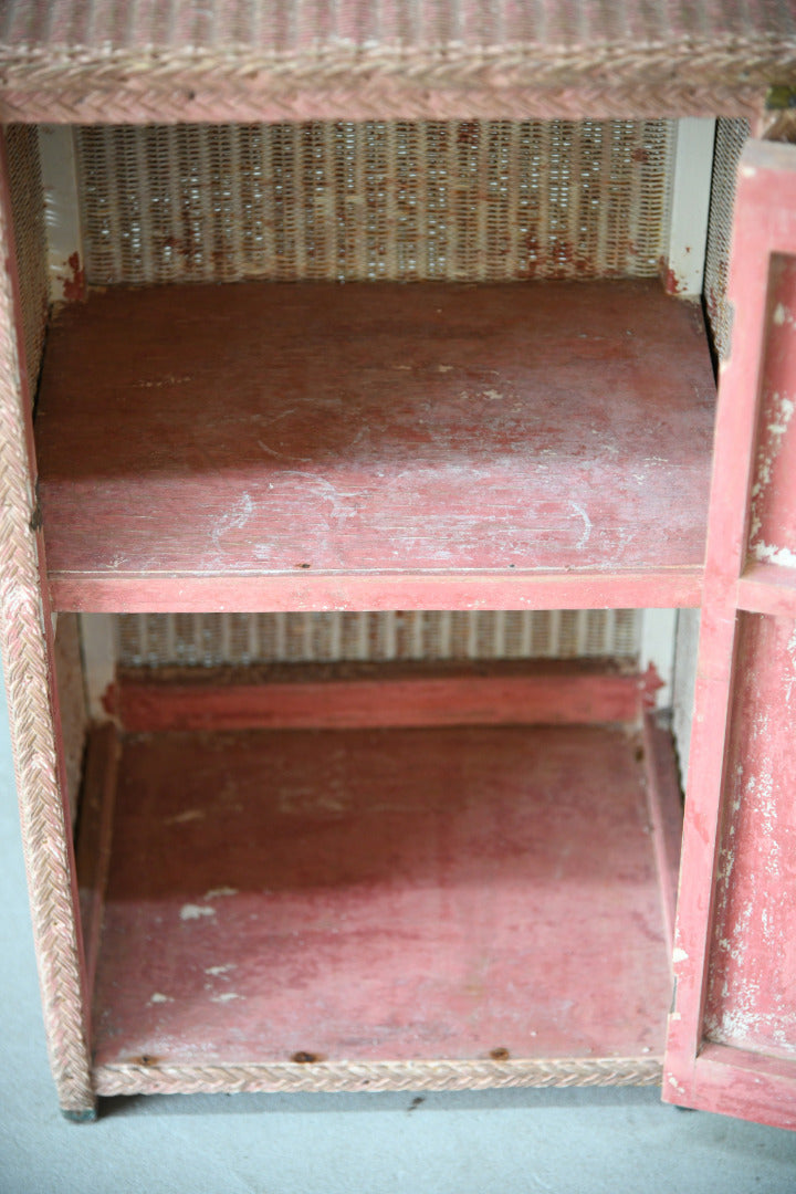 Vintage Pink Loom Style Cabinet