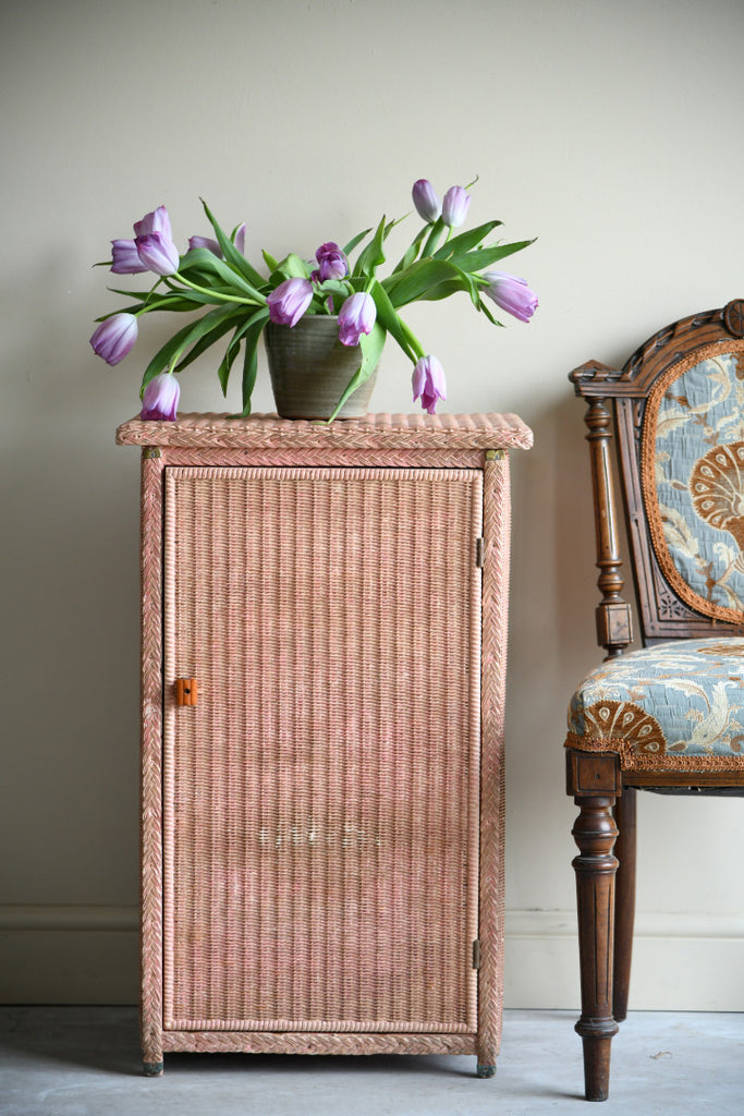 Vintage Pink Loom Style Cabinet