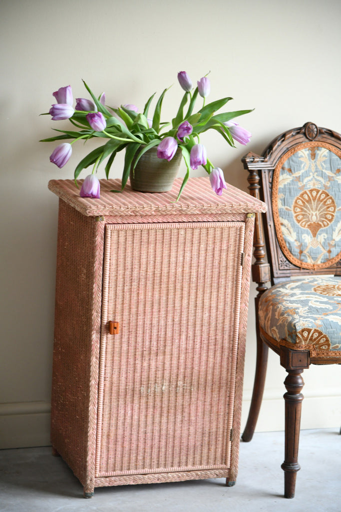 Vintage Pink Loom Style Cabinet
