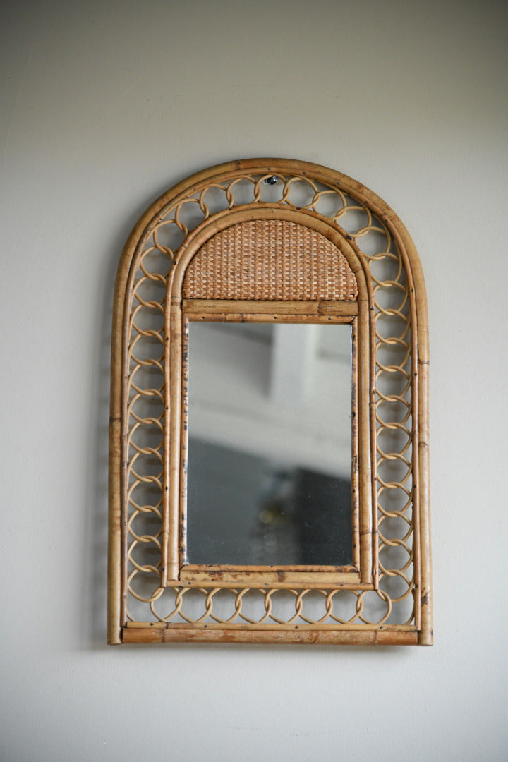 Vintage Cane Mirror