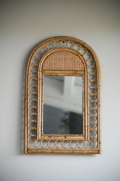 Vintage Cane Mirror