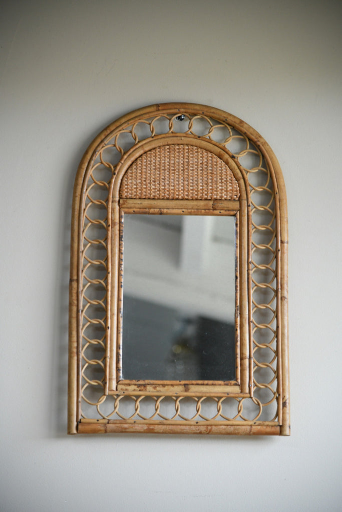 Vintage Cane Mirror