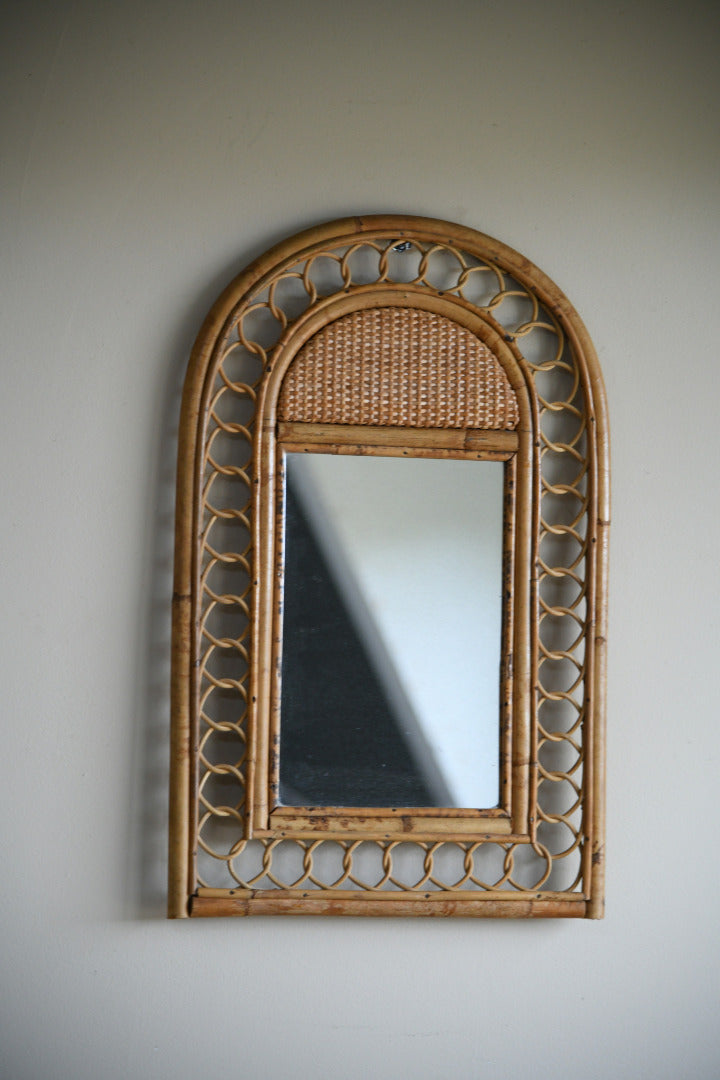 Vintage Cane Mirror