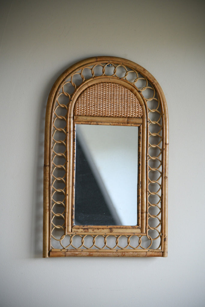 Vintage Cane Mirror