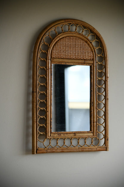 Vintage Cane Mirror