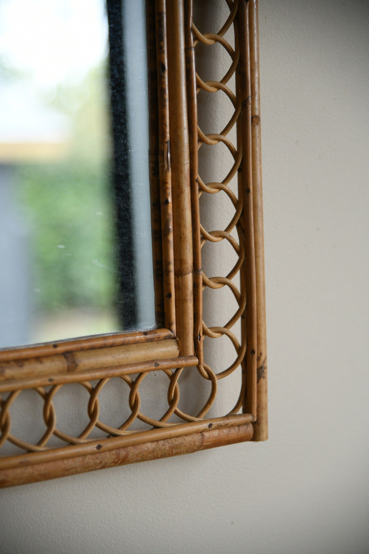 Vintage Cane Mirror