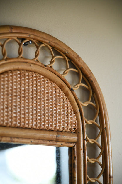 Vintage Cane Mirror