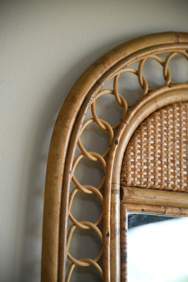 Vintage Cane Mirror