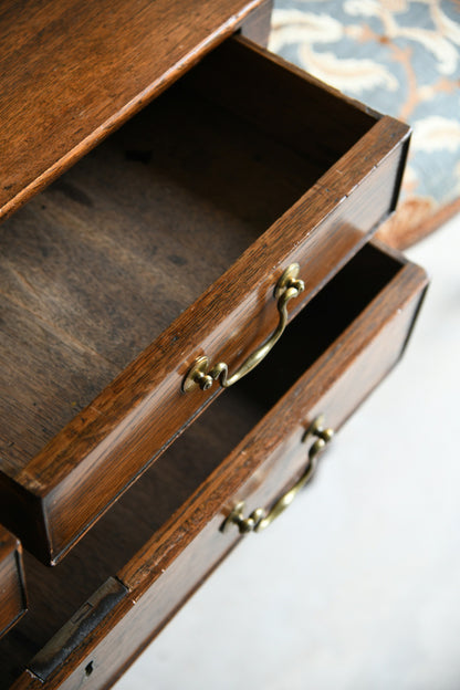 Antique Oak Side Table Lowboy