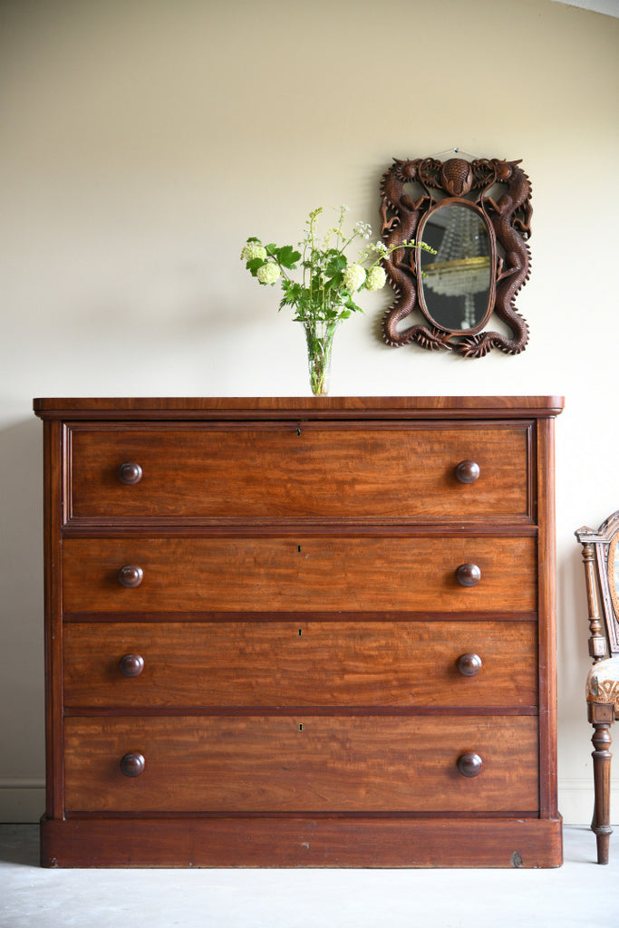 Large Antique Mahogany Chest of Drawers