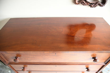 Large Antique Mahogany Chest of Drawers